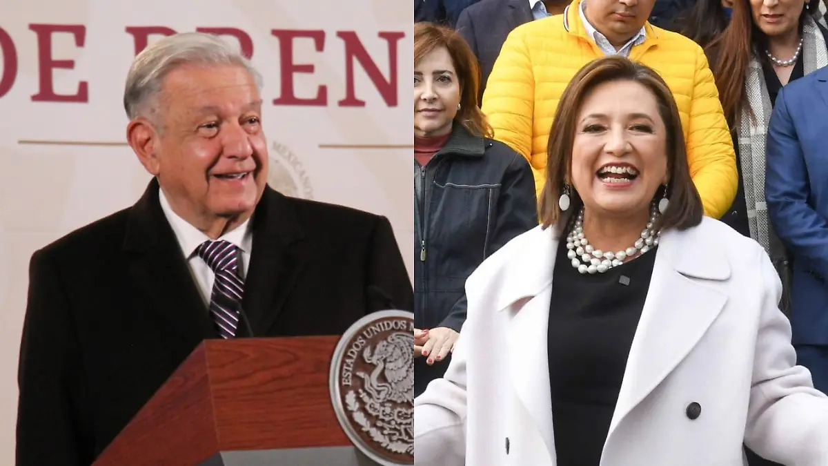 Amlo y Xóchitl Gálvez